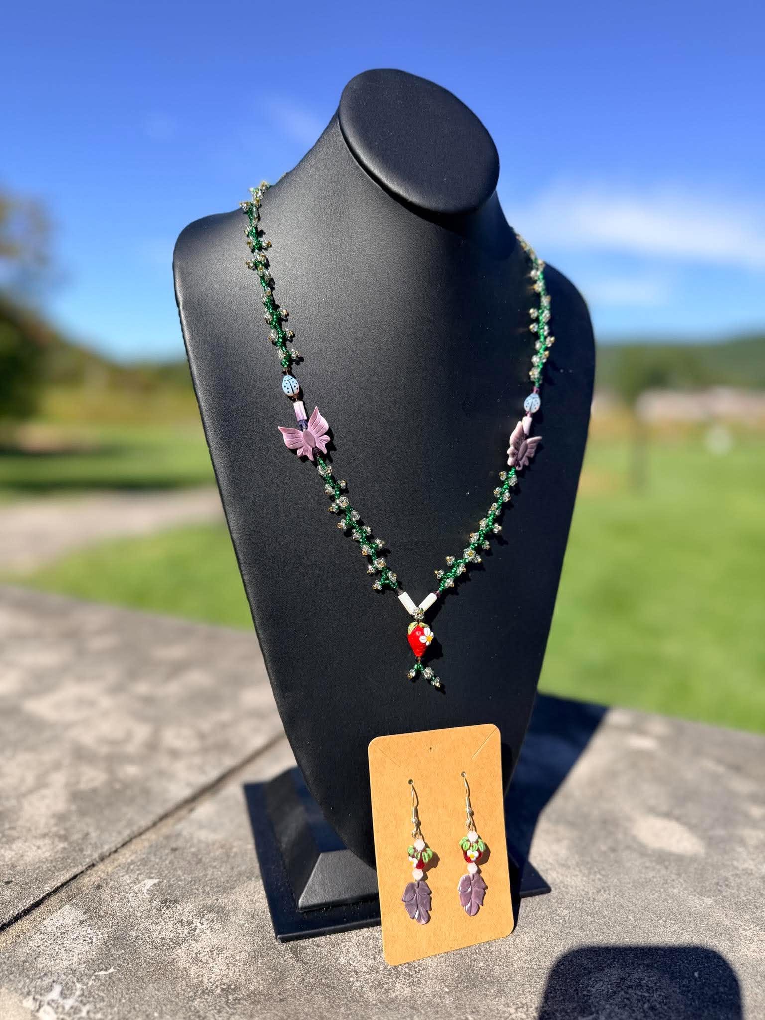 KT Strawberry Jewelry Set
