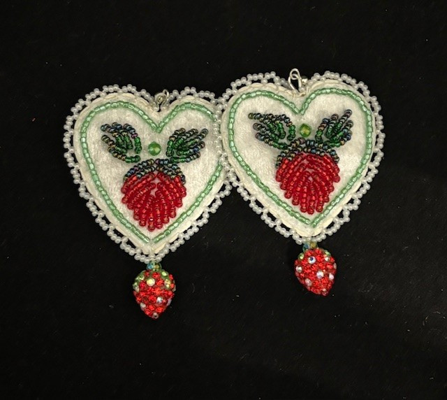 SB Strawberry Heart Earrings