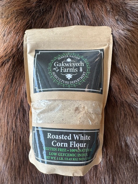 1Lb Roasted White Corn Flour