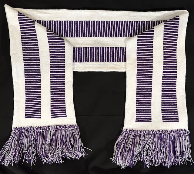 Two Row Wampum Scarve