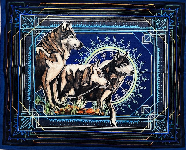 Bl Wolf Blanket