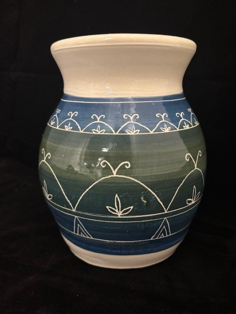 PJ Blue/Green Medium Pot