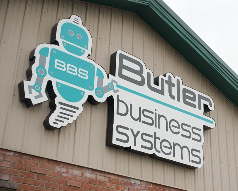 butler business sign