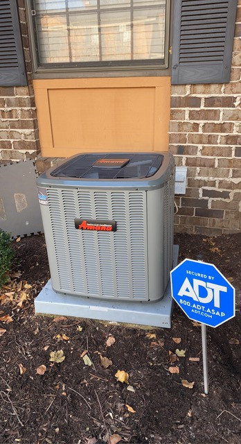 new central air installed by av enterprise