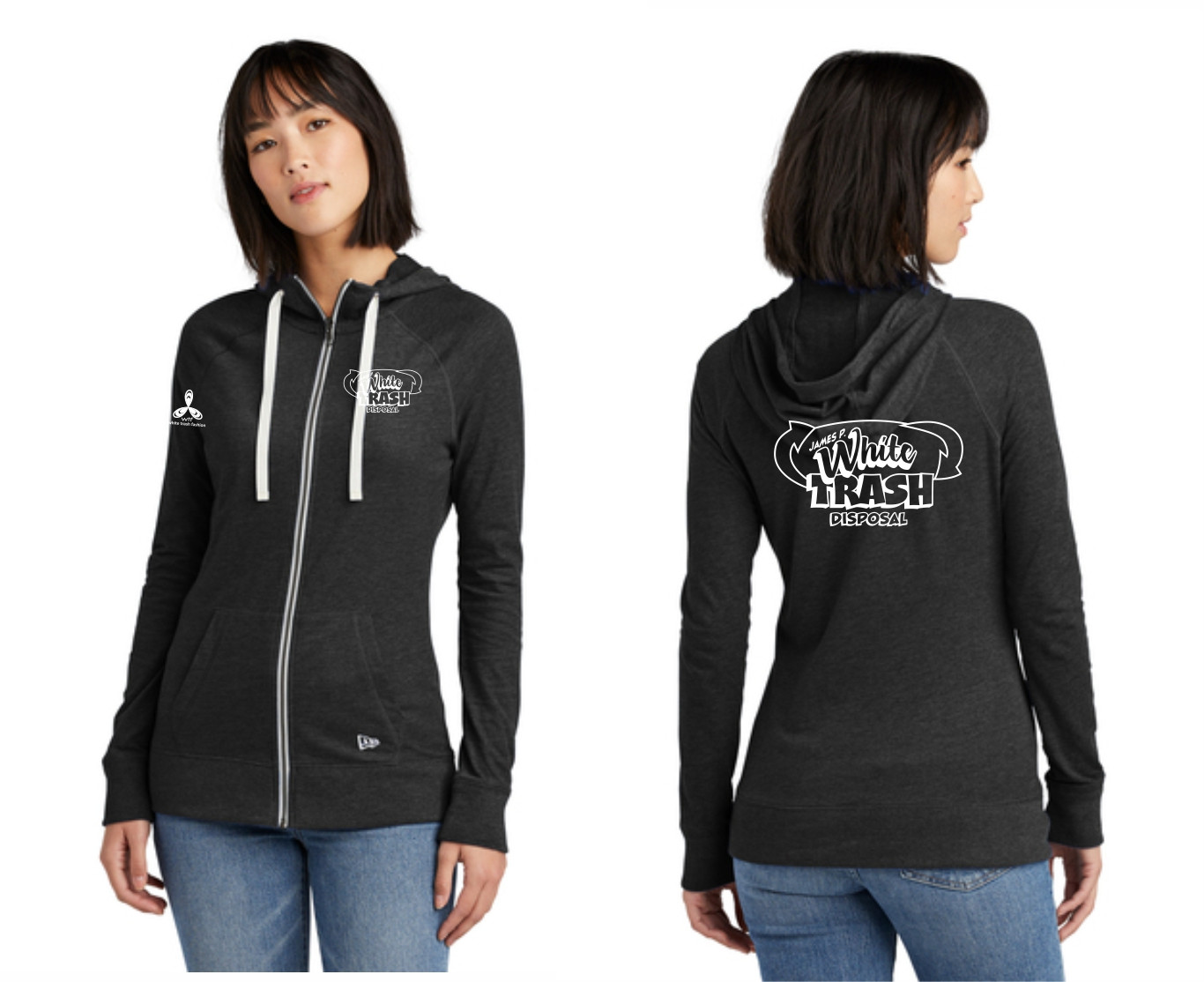 WTF Ladies Full Zip Hoodie