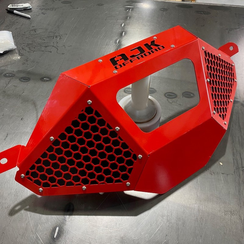 Black powder coating