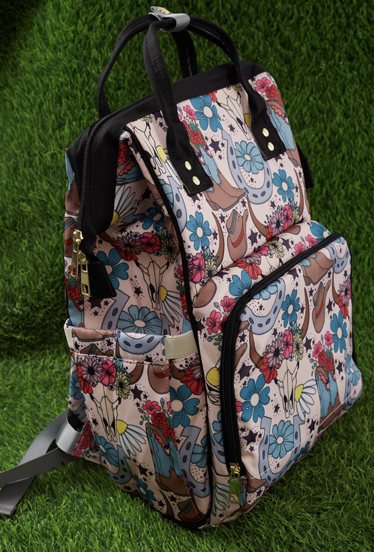 Hippy cowgirl cooler backpack bag