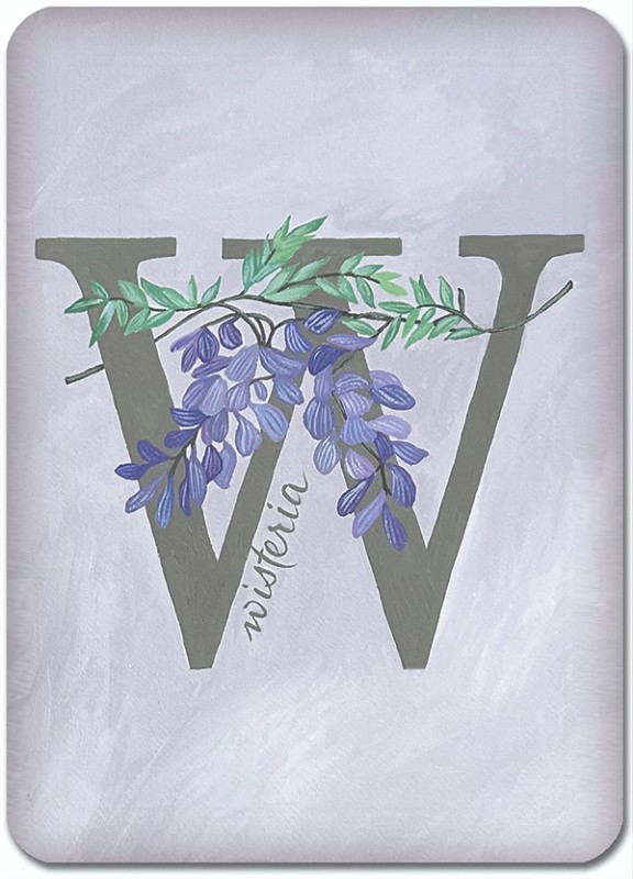 W is for Wisteria