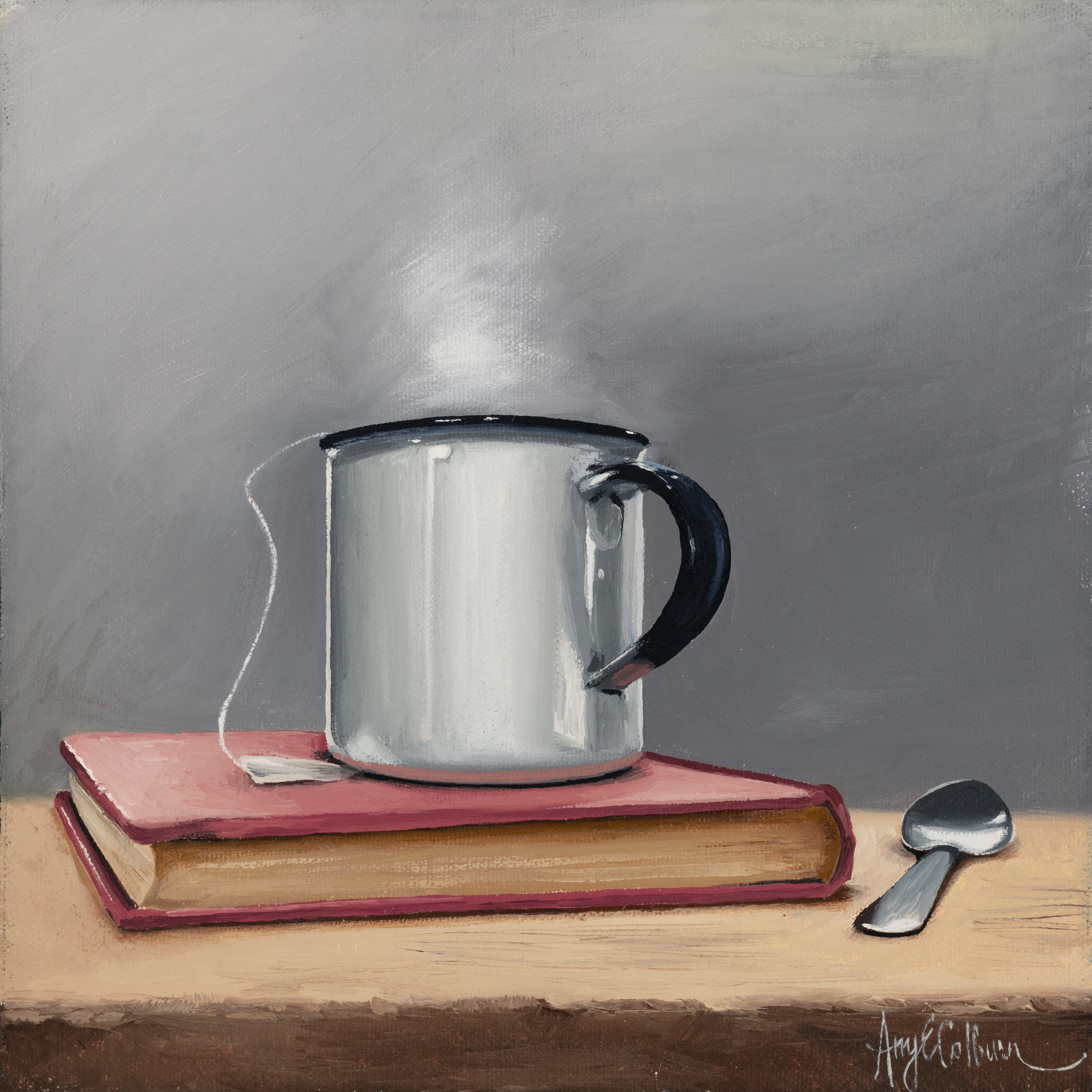 Red book, Spoon, Tea