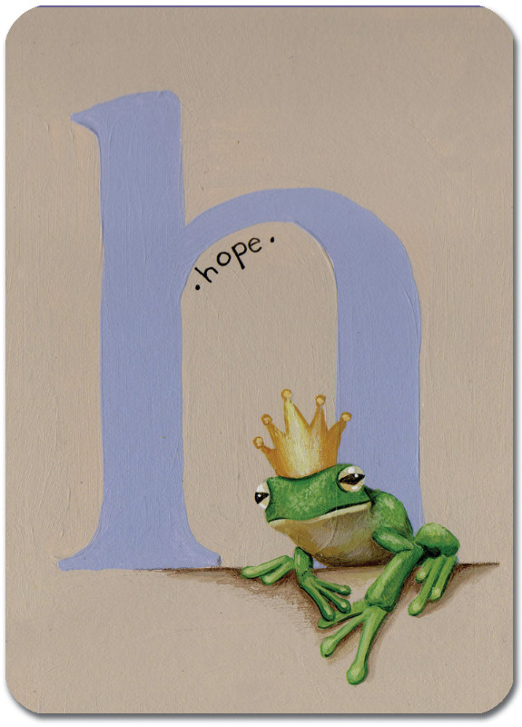 H is for Hope (Frog)