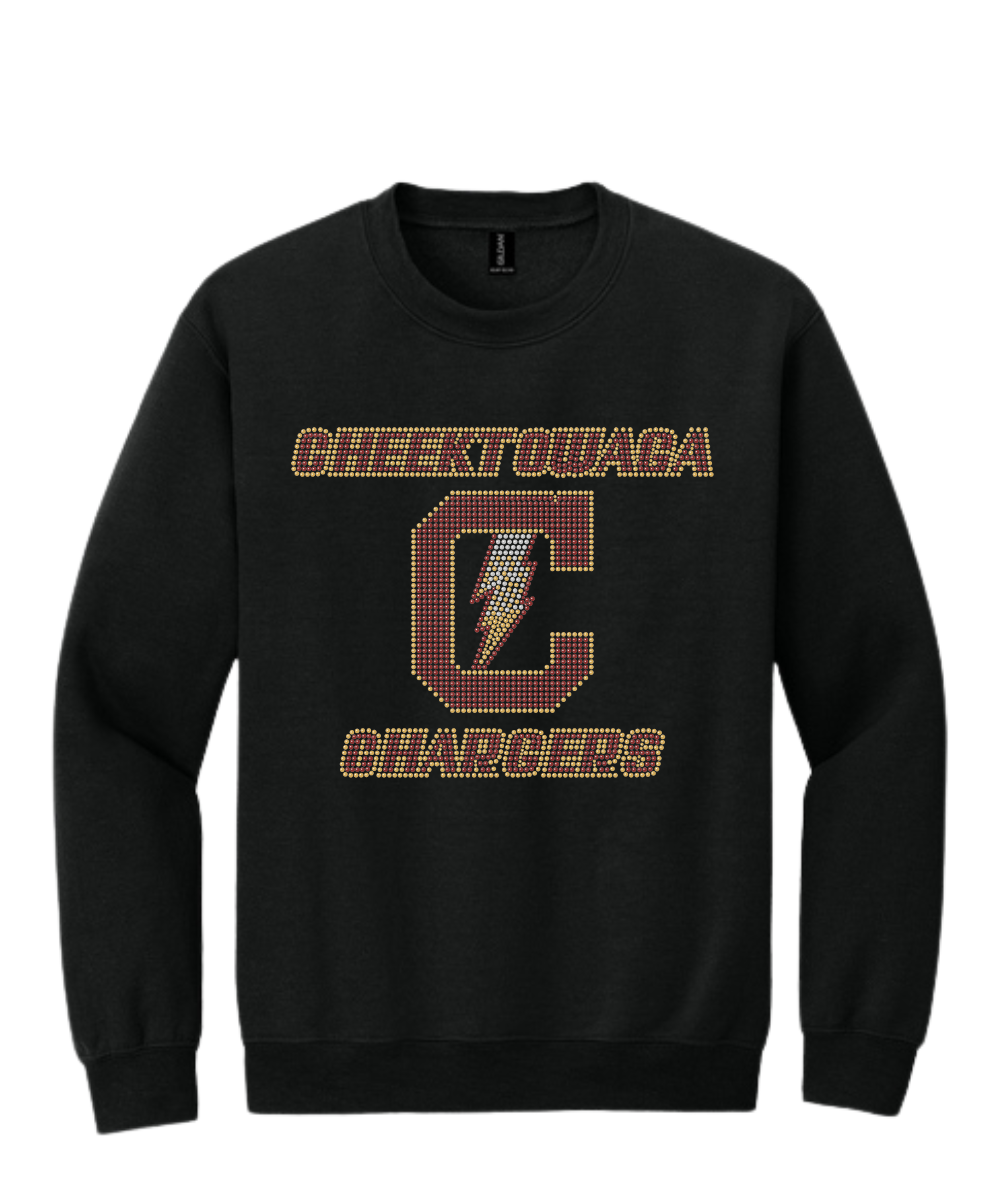 CHEEKTOWAGA CHARGERS BLING CREWNECK