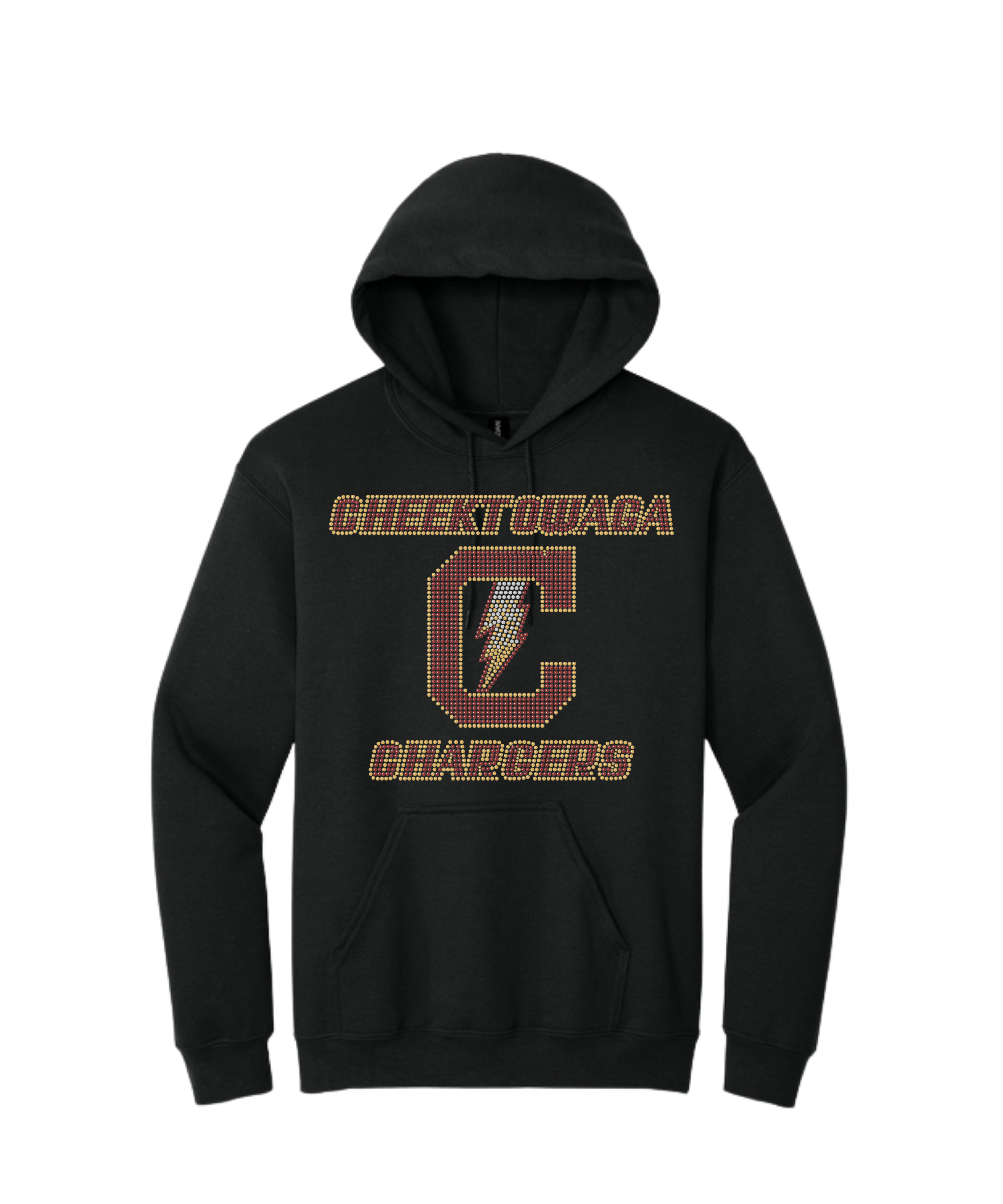 CHEEKTOWAGA CHARGERS BLING HOODIE