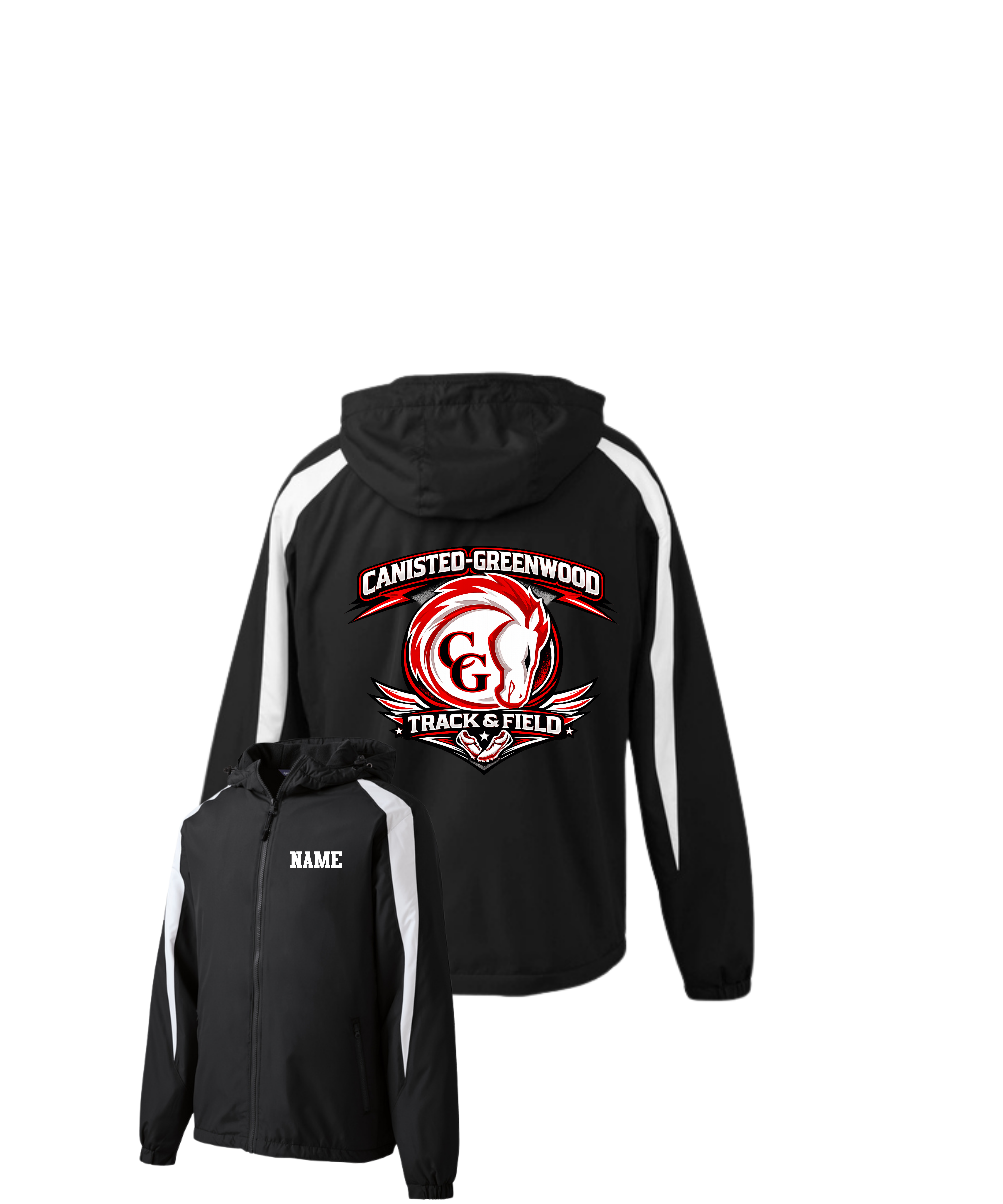 CANISTEO-GREENWOOD TRACK & FIELD WARM UP JACKET