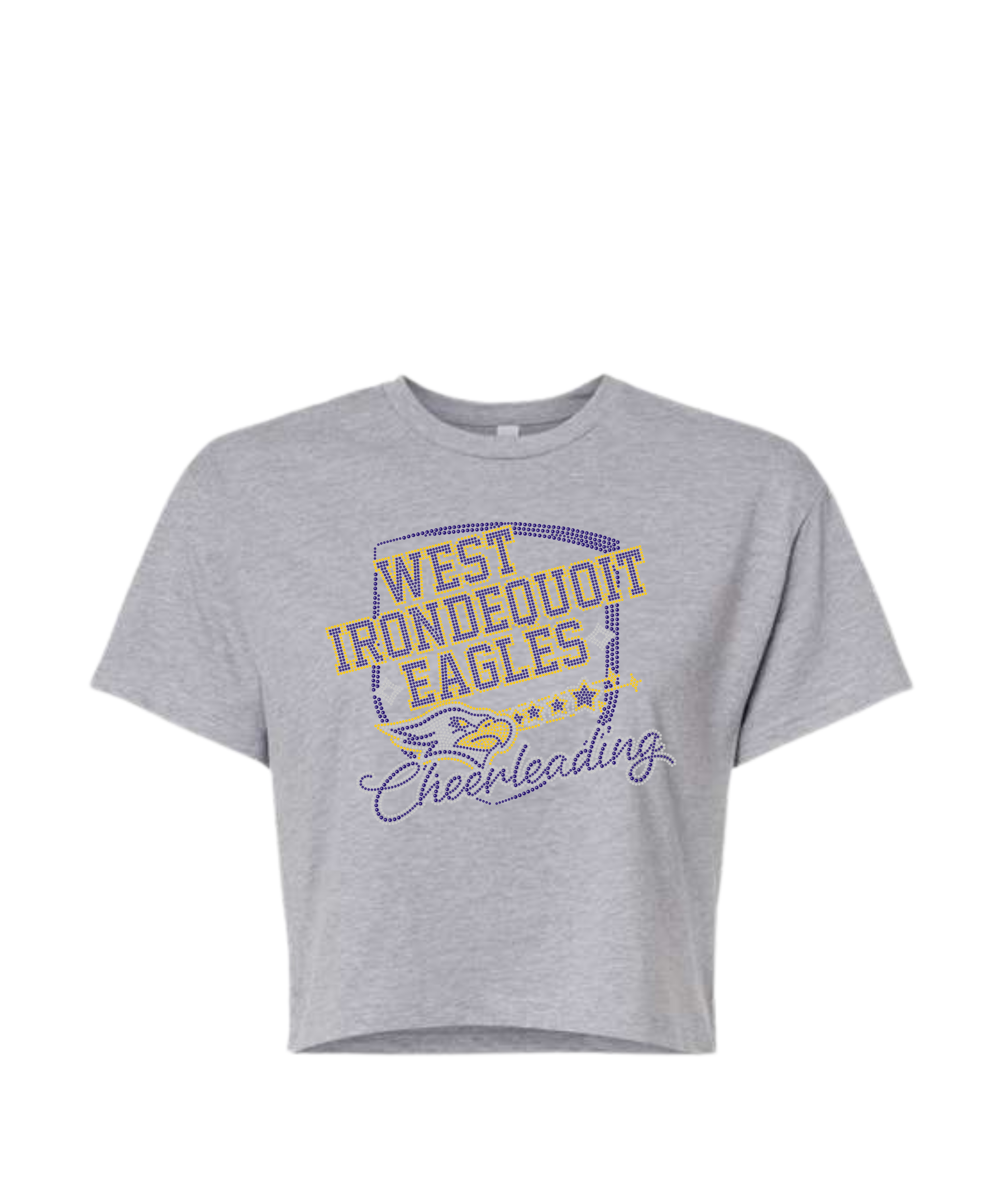 EAGLES Bling Crop Tee